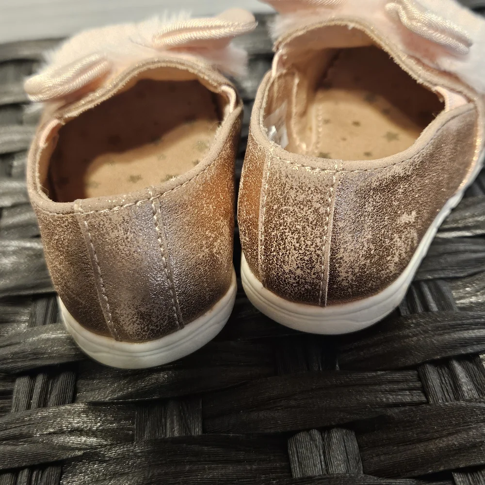 Cat & Jack Pink Bunny Kids Shoes Size 4 Infant